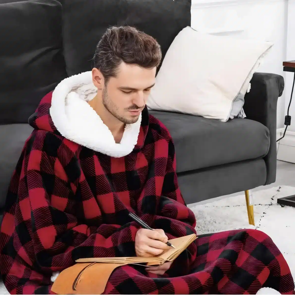 Le sweat long plaid : idéal pour affronter le froid avec style 